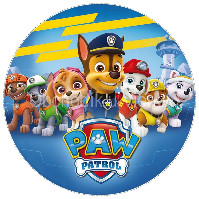 Jedlý obrázok Paw Patrol č. 8134,05